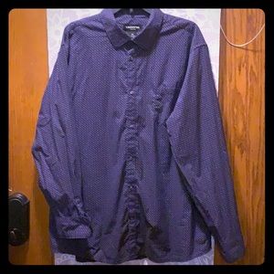 Claiborne Button Down Dress Shirt XXL
